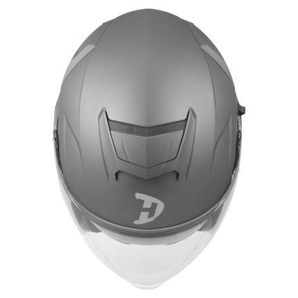 D.O.T. & ECE Daytona Spyder Jet- Gun Metal Grey Dull Metallic