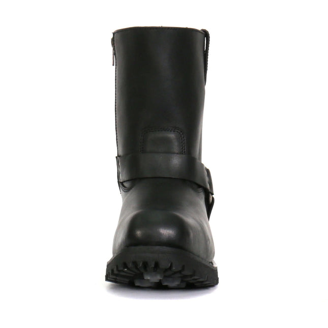 Hot Leathers Men's 8" Black Short Harness Biker Boots