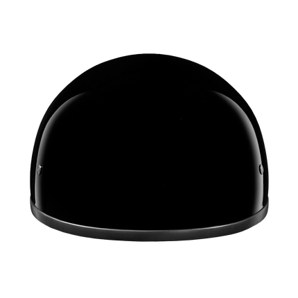 DOT Approved Daytona Skull Cap Half Shell Motorcycle Helmet - Beanie Style for Motorcycles, Cruisers, Scooters, and Mopeds W/O Visor- Hi-Gloss Black