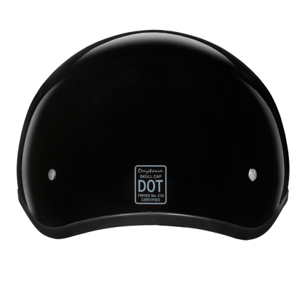 DOT Approved Daytona Motorcycle Half Face Helmet - Skull Cap Graphics for Men & Women, Scooters, ATVs, UTVs & Choppers - W/ Barbed Wire Heart