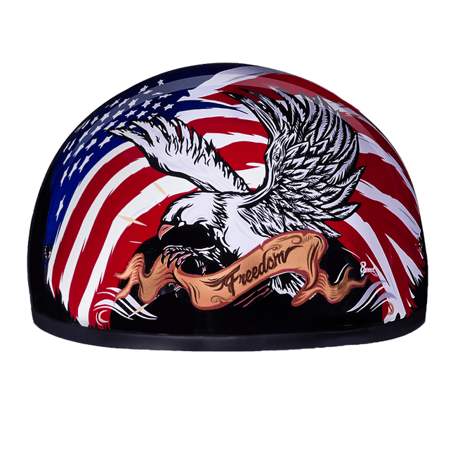 daytona german motorcycle helmet DOT barely there look without compromising on protection Daytona Helmets 1004B German Dull