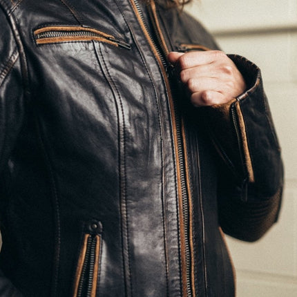 Electra - Women's Motorcycle Leather Jacket