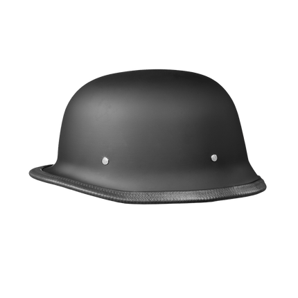 D.O.T. German Helmet- Dull Black