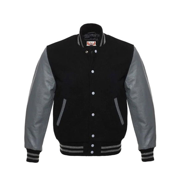 MULTI-PATCHES MIXED LEATHER VARSITY BLOUSON