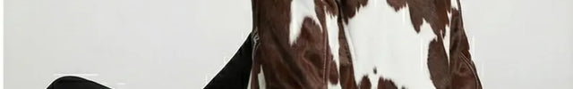 Men's Asymmetrical Zipper Pony Skin Hair-On Moto Cow Skin Jacket - MARA Leather