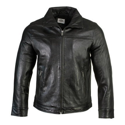 Men's New Zealand Lambskin Fashion Car Coat Jacket