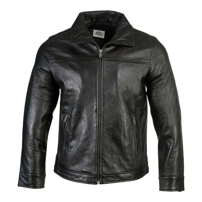 Men's New Zealand Lambskin Fashion Car Coat Jacket