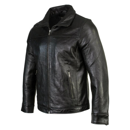 Men's New Zealand Lambskin Fashion Car Coat Jacket