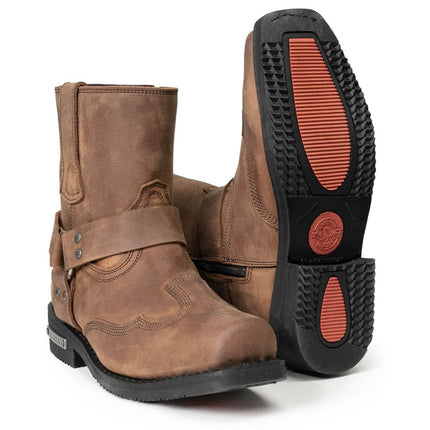 ML Men's Copper Ridge Suede Leather Harness Boots