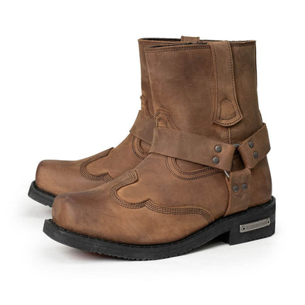 ML Men's Copper Ridge Suede Leather Harness Boots