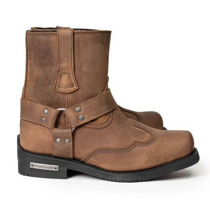 ML Men's Copper Ridge Suede Leather Harness Boots