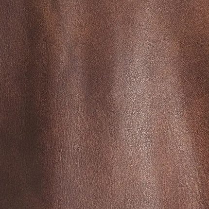 Brown A2 Leather Bomber Jacket with Shearling Collar