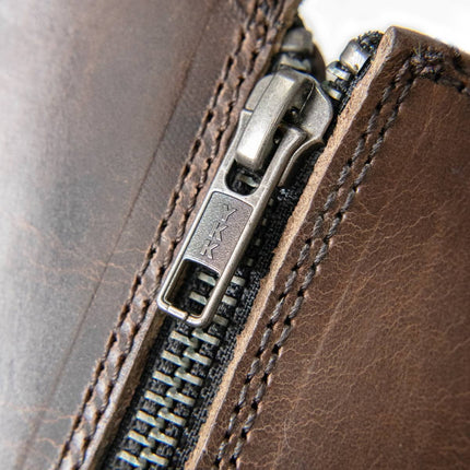 ML Men's Classic Antique Brown Bike Riding Motorcycle Engineer Boots