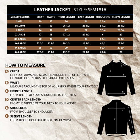 ML Men's Copperline Black Leather Moto Cafe Racer Jacket