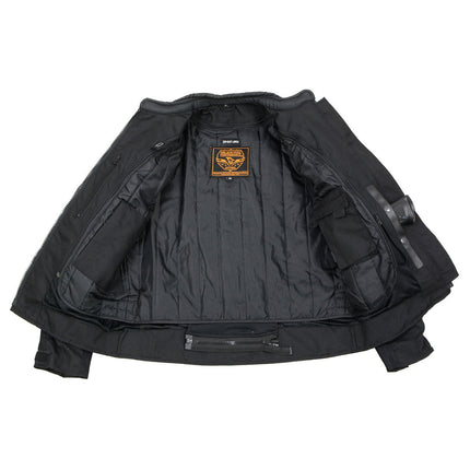 Women's Black Mesh & Textile All Weather Motorcycle Jacket w/ Pink Accents