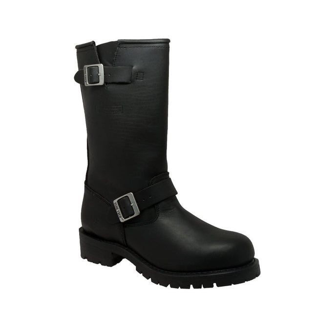 1440 Men's Black Engineer Soft Boots