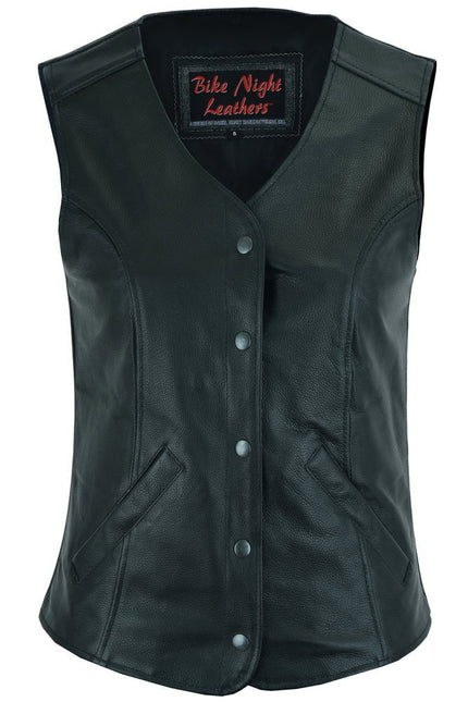 Women's Stylish Longer Body 3/4 Vest - Plain Sides