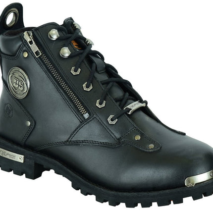 Men's 6'' Side Zipper Plain Toe Boot