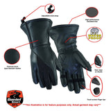 DS Women's Feature-Packed Deer Skin Insulated Cruiser Glove