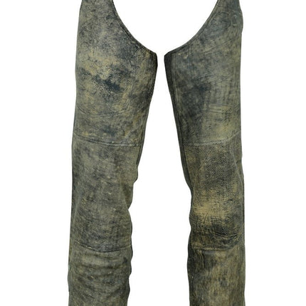 Unisex Double Deep Pocket Thermal Lined Chaps- Antique Brown