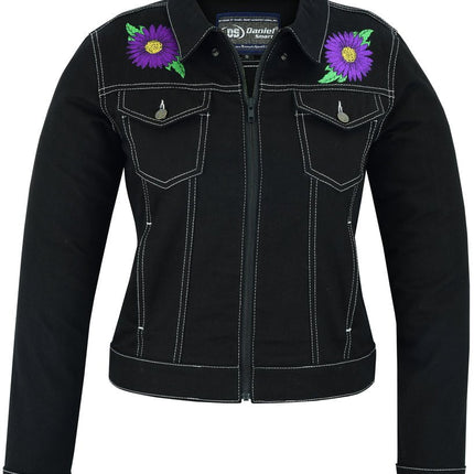 DM Women's Daisy Black Denim Jacket