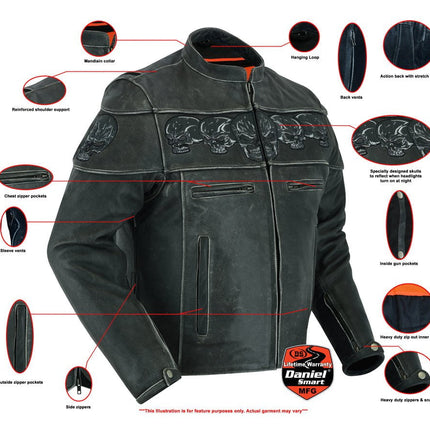 Men's Exposed Motorcycle Jacket