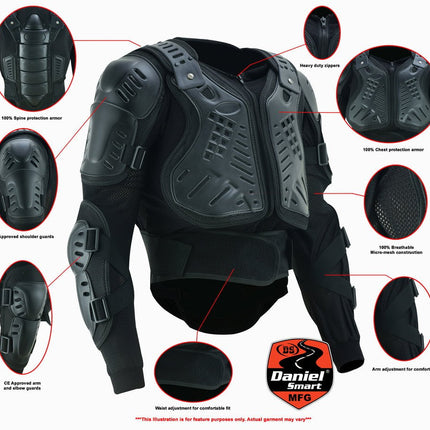 75-1001 Full Protection Body Armor - Black