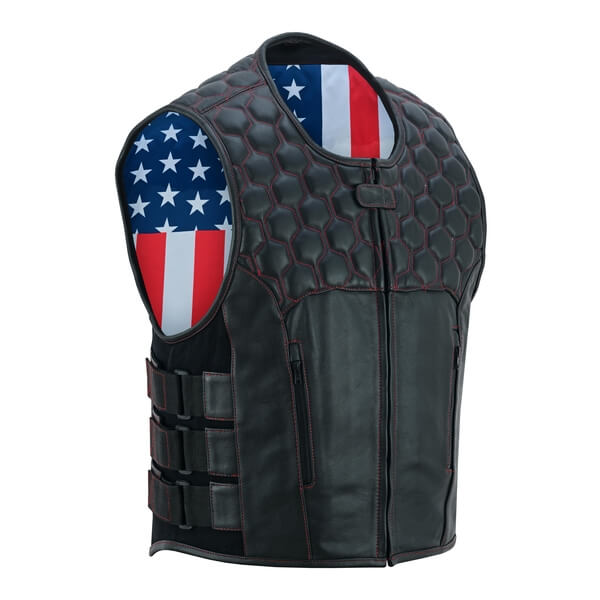 Patriot Wheels SWAT Style Vest With USA Flag Lining