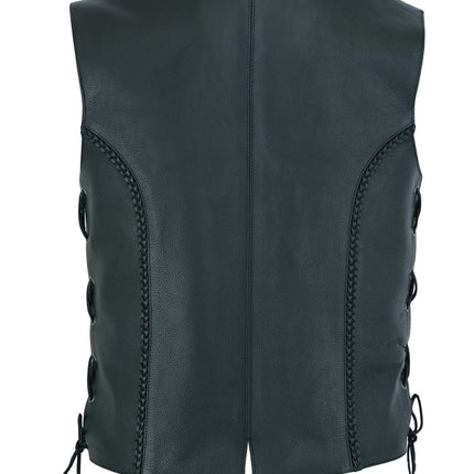 Enchantia Women's leather motorcycle vest