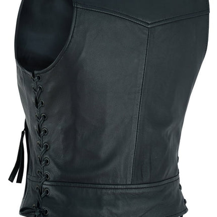 Women's Lightweight Vest with Rivets Detailing