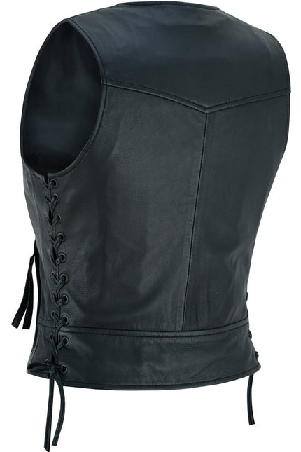 Women's Lightweight Vest with Rivets Detailing
