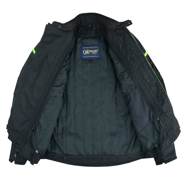 DS Hi-Viz blast Micro Mesh Mens Motorcycle Jacket – Lightweight