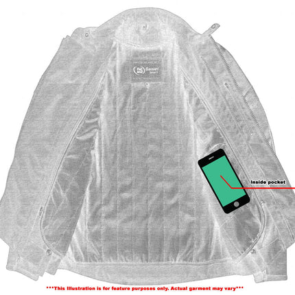 DS Hi-Viz blast Micro Mesh Mens Motorcycle Jacket – Lightweight