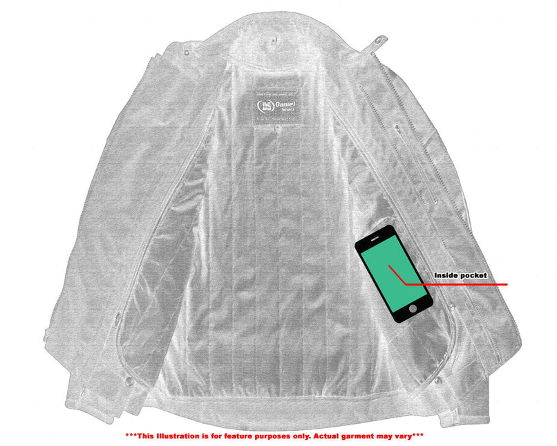 DS Hi-Viz blast Micro Mesh Mens Motorcycle Jacket – Lightweight