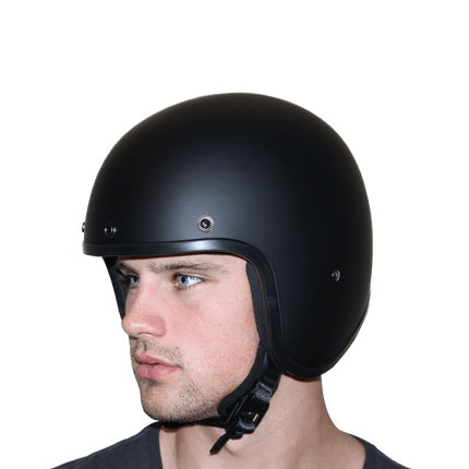 DOT Approved Daytona Cruiser Open Face Motorcycle Helmet - Men, Women & Youth - With Visor & Graphics - W/ Tribal
