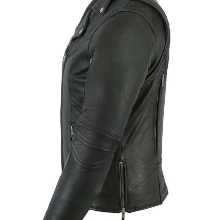 Women's Modern Longer Beltless Biker Jacket