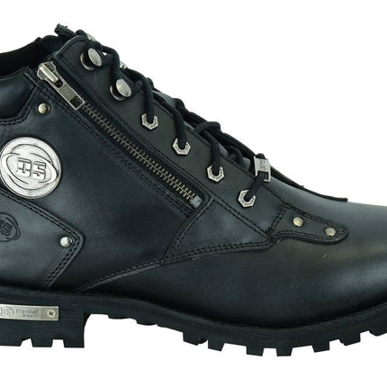 Men's 6'' Side Zipper Plain Toe Boot