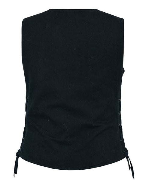 Women's Denim Longer Body ¾ Vest - Side Laces