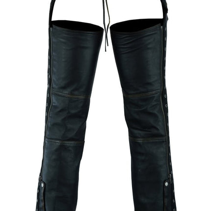 Women's Stylish Lightweight Hip Set Chaps in Lightweight Drum D
