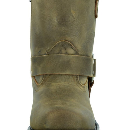 Men's Side Zipper Waterproof Boots - Brown