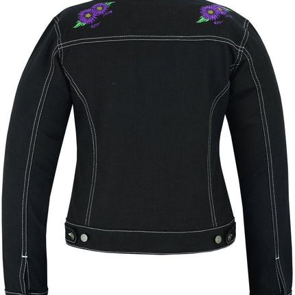 DM Women's Daisy Black Denim Jacket