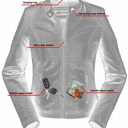 Cabernet - Women's Fashion Leather Jacket