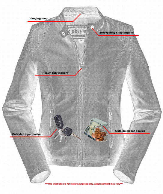 Cabernet - Women's Fashion Leather Jacket