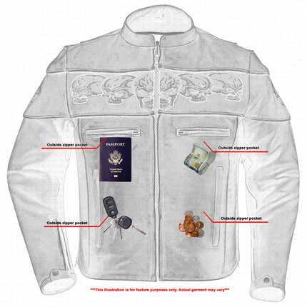 Men's Exposed Motorcycle Jacket