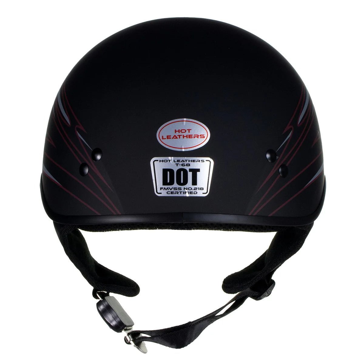 Tribal Black Advanced DOT Motorcycle Skull Cap Helmet – MARA Leather