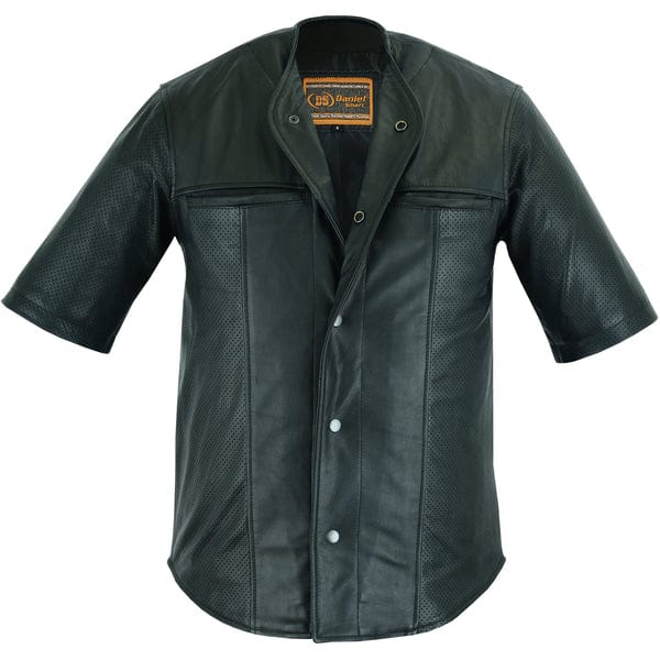 Men's Motorcycle Leather Shirt