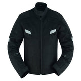 Black High Visibility Performance Mesh Biker Jacket