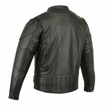 Men's Genuine Leather Vented M/C Jacket