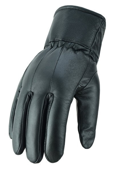 Insulated Leather Biker Gloves for Cold Weather