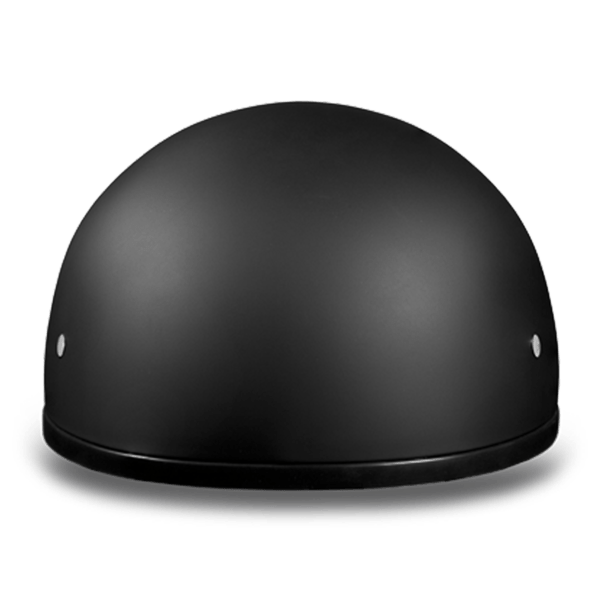 D.O.T. Daytona Skull Cap Helmet W/O Visor - Matte Black